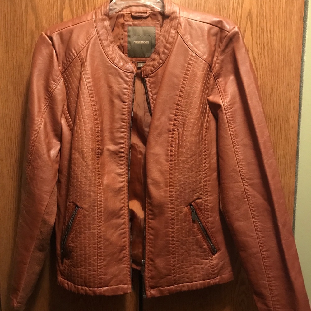 Faux Leather Jacket